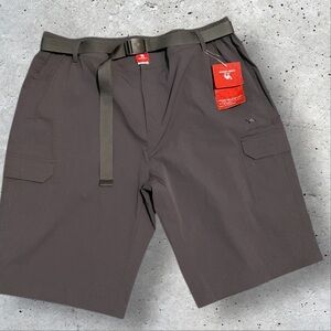 NWT Camel Crown Greyish Hiking Cargo Shorts